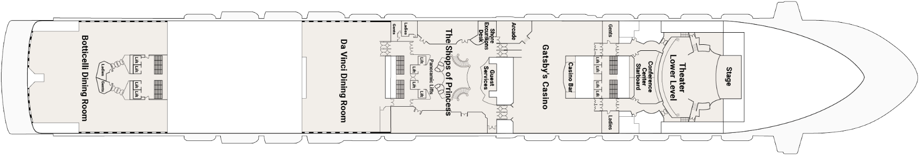 Princess Cruises Crown Princess Deck 6 - Fiesta.png